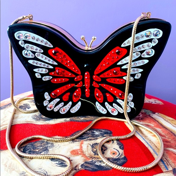 kate spade Handbags - Kate Spade Wing It Butterfly Clutch Bag